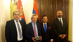 29 May 2019 National Assembly Deputy Speaker Prof. Dr Vladimir Marinkovic meets with Richard Graham, MP in the UK House of Commons and Westminster Foundation for Democracy Chair of the Board 